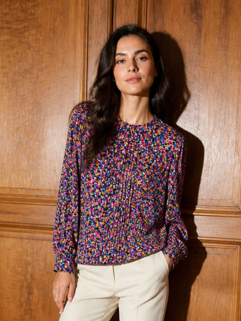 Women silk blouse
